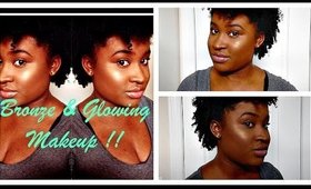 Bronze & Glowing Makeup for Brown Skin ! | Makeup Tutorial