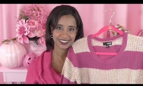 Pink Fall Fashion Haul