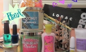 Haul, BBW candles, Clothes and makeup !!!!