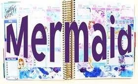 Mermiad Plan with me \\ Glam Planner April Mystery Kit