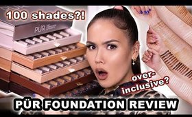 100 SHADES OF INCLUSION? PUR 4 in 1 LOVE YOUR SELFIE FOUNDATION REVIEW | Maryam Maquillage