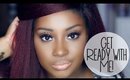 Get Ready with Me | Rocking the Red (UKHairWeaves + Makeup)!