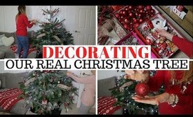 DECORATING OUR REAL CHRISTMAS TREE UK 2019 INSPIRATION + TIPS