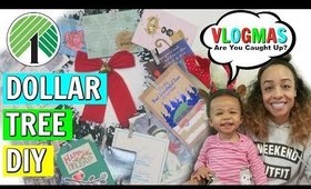 DOLLAR TREE DIY HOLIDAY CARD DISPLAY! OPENING MAIL + MORE! VLOGMAS