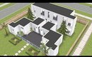 Sims FreePlay Modern Black and White House