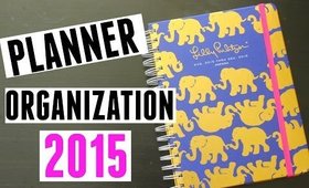 How I Organize My Lilly Pulitzer Agenda 2015 + Review