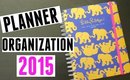 How I Organize My Lilly Pulitzer Agenda 2015 + Review