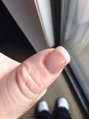 Small air bubbles on my nails. Anyone know why this is happening? 🫠 : r/ Nails