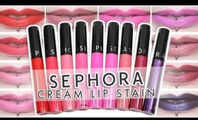 Review & Swatches: SEPHORA Cream Lip Stain | Liquid Lipsticks + Dupes!