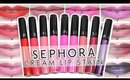 Review & Swatches: SEPHORA Cream Lip Stain | Liquid Lipsticks + Dupes!