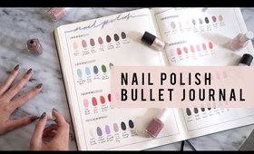 Bullet Journal Set Up | Nail Polish Library Collection | ANN LE