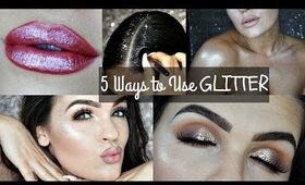 5 Ways to GLITTER Your Prom Makeup! | PROM MAKEUP TUTORIAL X WHERETOGET