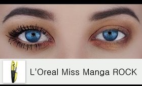 L'Oreal Voluminous Miss Manga Rock Mascara | Demo & Review