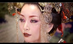 ❀MODERN JAPAN❀Strong eye and Ombre lips Tutorial／花魁メイク