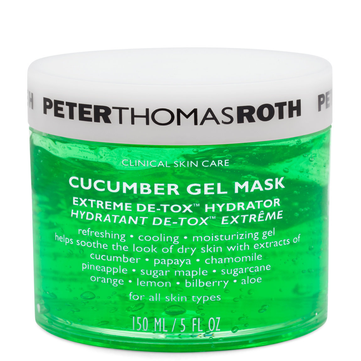 Peter Thomas Roth Cucumber Gel Mask Extreme De-tox Hydrator alternative view 1 - product swatch.