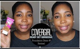 Covergirl Ready Set Gorgeous Foundation Demo & Review! | Jessica Chanell