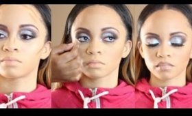 Tutorial|Highlight, Contour, Lashes on the bottom on a client|survivingbeauty2