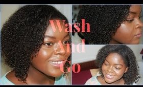 Wash And Go On Relaxed Hair Transitioning To Natural Hair + Tips and Tricks ♡ trendyshoppers (Rita)