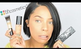 NEW bh cosmetics naturally flawless foundation & studio pro concealer review. OMG