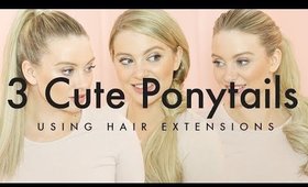 How To: Create Ponytails With Hair Extensions | Milk + Blush Hair Extensions