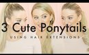 How To: Create Ponytails With Hair Extensions | Milk + Blush Hair Extensions
