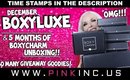 December BoxyLuxe & 5 Months of BoxyCharm Unboxing! OMG! So Many Giveaway Goodies! | Tanya Feifel