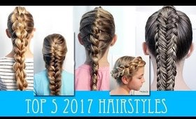 OUR FIVE 🖐 FAVORITE HAIRSTYLES FROM 2017 😊