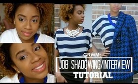 GRWM Job Shadowing/Interview Tutorial || BeautybyTommie