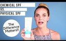Sunscreen Q&A w/an Aesthetician: Chemical SPF vs. Physical SPF