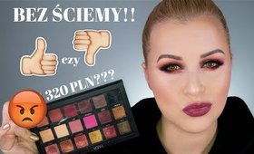 BEZ ŚCIEMY!!!! HUDA BEAUTY ROSE GOLD !!!! CZY WARTO KUPIĆ? MAKIJAŻ i TEST NA ŻYWO!!