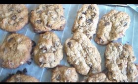 Banana Pecan Chocolate Chip Cookies