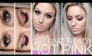 Chit Chat Getting Ready ♡ Hot Pink Eyes, MAC Tutorial