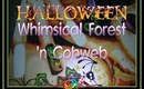 Whimsical Forest 'n Cobweb Hallowen Nail Art :::... ☆ Jennifer Perez of Mystic Nails ☆