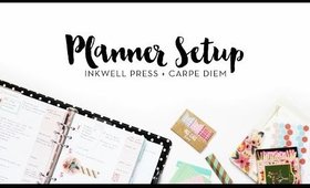 Planner Setup 2016 | Inkwell Press + Carpe Diem