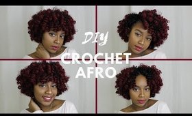 SUPER EASY Crochet Curly Afro with Bangs | Tommie Marie