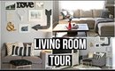 Living Room Tour 2016: AFFORDABLE HOME DECOR