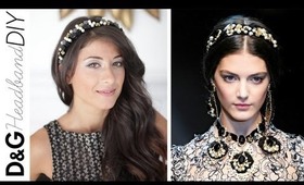 DIY Dolce & Gabbana Headband