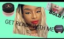 Get Ready With ME! Wanding My Hair&Bold Red Lips !