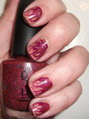 I loved these nails so much!! :) Follow me on Twitter to get updates on all my new designs, swatches, etc ;)