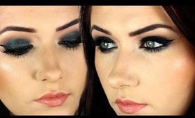 Glam Deep Green Smokey Eyes; Make Up Geek Eyeshadows ♥