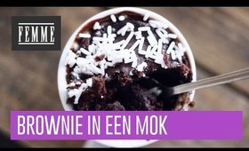Recept: Brownie in een mok - FEMME