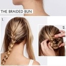 Cute  braided hairstyle 