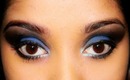 ★★Midnight blue eyes★★ Dramatic smokey eyes tutorial.