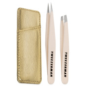 Tweezerman Evening Glow Mini Tweezer Set with Case