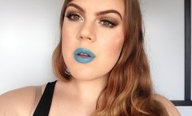 Blue Lips & Bronzy Eyes ♥ First Impressions Tutorial #2