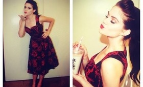 Retro / Pin-Up / Rockabilly Inspired Makeup, Hair and Outfit
