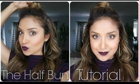 The Half Bun Tutorial - 90's Trend |Dulce Candy|