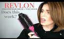 Does this work? | Revlon Oval One-Step Hair Dryer + Volumizer | #RevlonHairTools | @girlythingsby_e