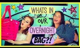 WHAT'S IN OUR OVERNIGHT BAG?! + GIVEAWAY WINNER! | SLUMBER SATURDAY