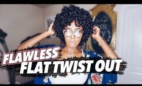 FLAWLESS FLAT TWIST/FLEXI ROD SET ON 4B/4C NATURAL HAIR